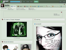 Tablet Screenshot of kaytea.deviantart.com