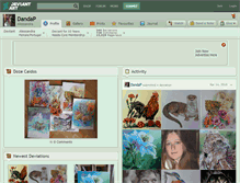 Tablet Screenshot of dandap.deviantart.com