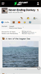 Mobile Screenshot of never-ending-donkey.deviantart.com