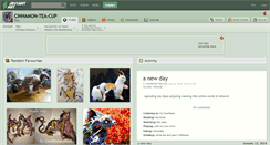 Desktop Screenshot of cinnamon-tea-cup.deviantart.com
