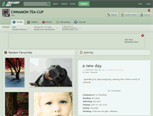 Tablet Screenshot of cinnamon-tea-cup.deviantart.com