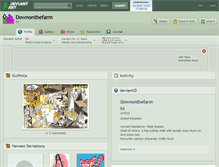 Tablet Screenshot of downonthefarm.deviantart.com
