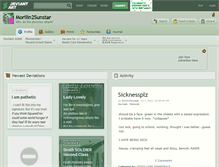 Tablet Screenshot of morilin2sunstar.deviantart.com