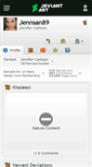 Mobile Screenshot of jennsan89.deviantart.com