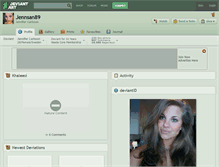 Tablet Screenshot of jennsan89.deviantart.com