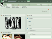 Tablet Screenshot of disx.deviantart.com