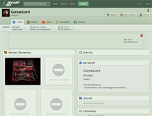 Tablet Screenshot of goreanlord.deviantart.com