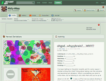 Tablet Screenshot of misty-mkay.deviantart.com