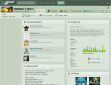 Tablet Screenshot of bioshock-2-fans.deviantart.com