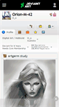 Mobile Screenshot of orion-m-42.deviantart.com