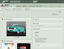 Tablet Screenshot of gtmini.deviantart.com