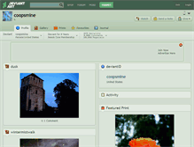 Tablet Screenshot of coopsmine.deviantart.com