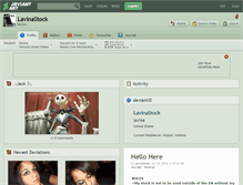 Tablet Screenshot of lavinastock.deviantart.com