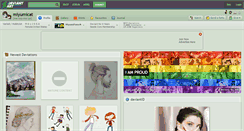 Desktop Screenshot of miyumicat.deviantart.com