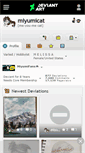 Mobile Screenshot of miyumicat.deviantart.com