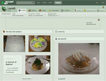 Tablet Screenshot of lucre5.deviantart.com