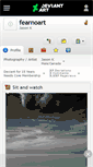 Mobile Screenshot of fearnoart.deviantart.com