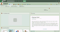 Desktop Screenshot of goldenink.deviantart.com