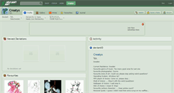 Desktop Screenshot of creatyx.deviantart.com