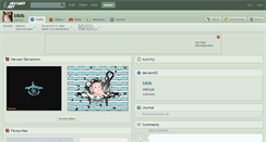 Desktop Screenshot of bibib.deviantart.com