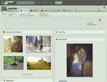 Tablet Screenshot of nanches.deviantart.com