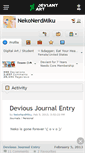 Mobile Screenshot of nekonerdmiku.deviantart.com