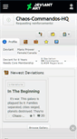Mobile Screenshot of chaos-commandos-hq.deviantart.com