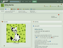 Tablet Screenshot of niriko-the-fox.deviantart.com