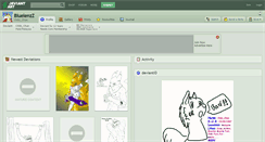 Desktop Screenshot of bluelenzz.deviantart.com