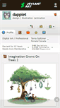 Mobile Screenshot of dapplet.deviantart.com