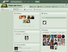 Tablet Screenshot of dragon-age-elves.deviantart.com