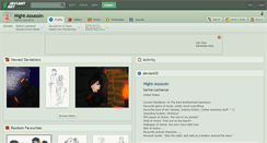 Desktop Screenshot of night-assassin.deviantart.com