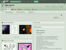 Tablet Screenshot of night-assassin.deviantart.com
