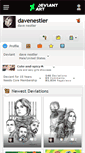 Mobile Screenshot of davenestler.deviantart.com