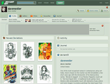 Tablet Screenshot of davenestler.deviantart.com