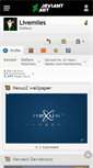 Mobile Screenshot of livemiles.deviantart.com
