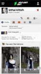 Mobile Screenshot of lethal-kitteh.deviantart.com