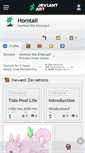 Mobile Screenshot of homtail.deviantart.com