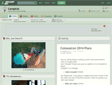 Tablet Screenshot of conspicio.deviantart.com