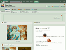 Tablet Screenshot of chibi-mayu.deviantart.com