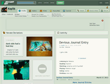 Tablet Screenshot of kop56.deviantart.com