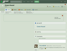 Tablet Screenshot of green-hound.deviantart.com