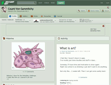 Tablet Screenshot of count-von-sammitchy.deviantart.com