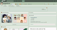 Desktop Screenshot of honeyandclover.deviantart.com