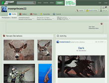 Tablet Screenshot of moonprincess22.deviantart.com