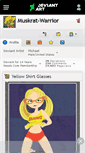 Mobile Screenshot of muskrat-warrior.deviantart.com