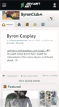 Mobile Screenshot of byronclub.deviantart.com