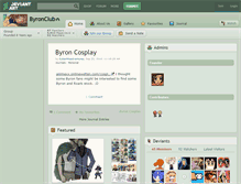 Tablet Screenshot of byronclub.deviantart.com