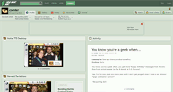 Desktop Screenshot of comter.deviantart.com