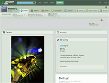 Tablet Screenshot of emmy-b.deviantart.com